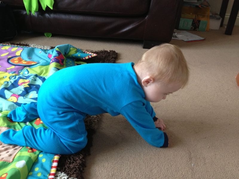 2012-10-24 11.47.34 Nearly crawling, October 2012