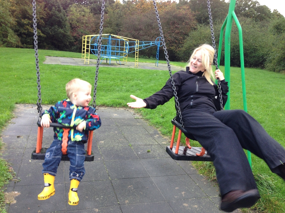 2013-10-26 16.49.53 At the park with Nanna Rachel