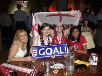 22 girls goal  Watching England play, World Cup 2006  Rachel, Christine, Kristine and Hina