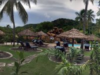 Panoramic shot of the pool area. So quiet. Lovely!