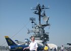 Vic posing on the intrepid