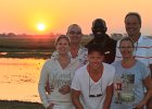 Our safari group. Ocean (the guide) with Kristian at the front and his Mum & Dad on the right. A really lovely family.