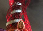 Orbit at night with a damp Team GB supporter